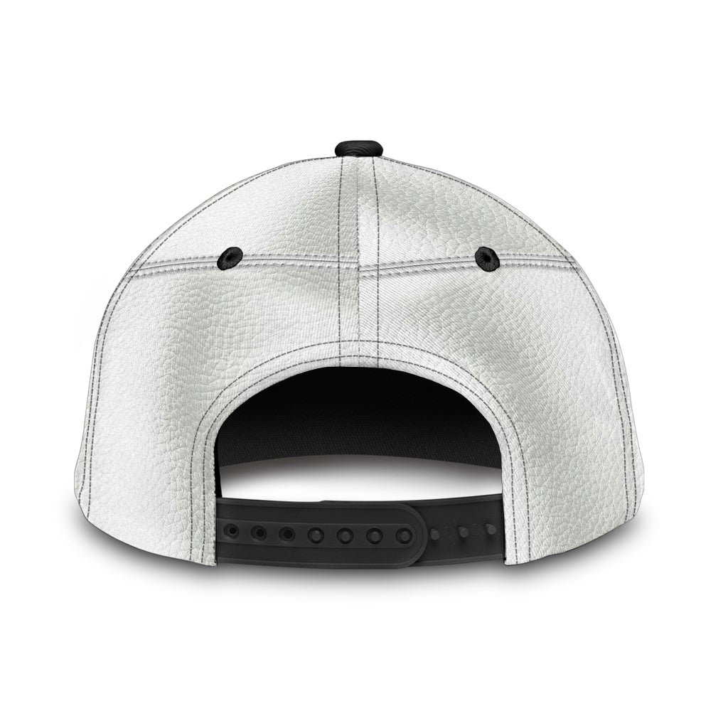 Custom White Eagle American Flag Name – Classic Cap