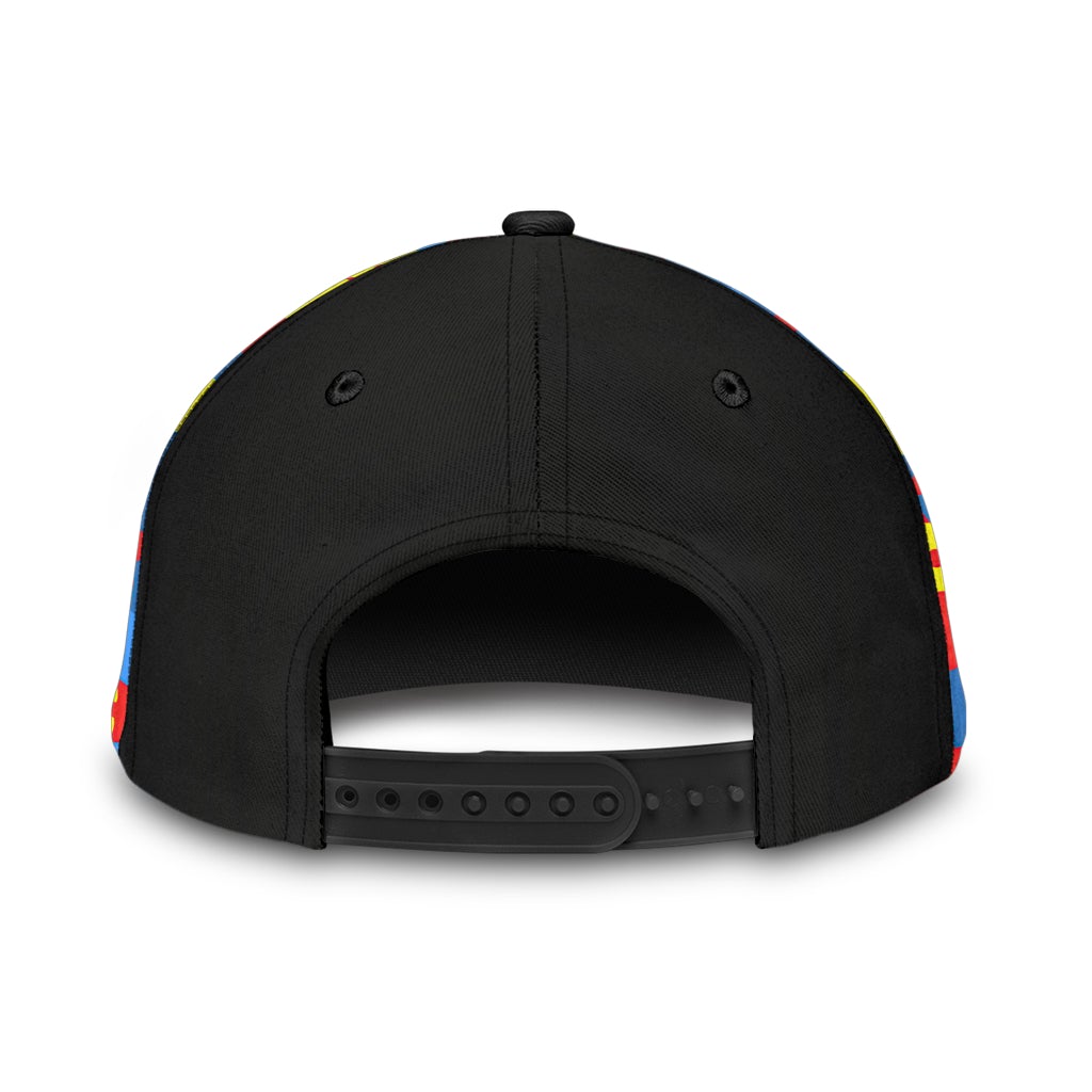 Autism Awareness Carbon Support Style – Classic Cap