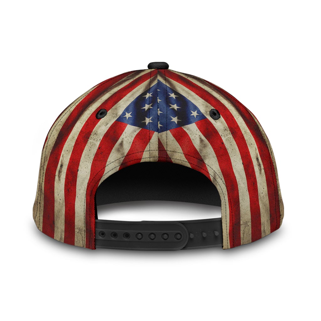 Faith Crack American Flag – Classic Cap