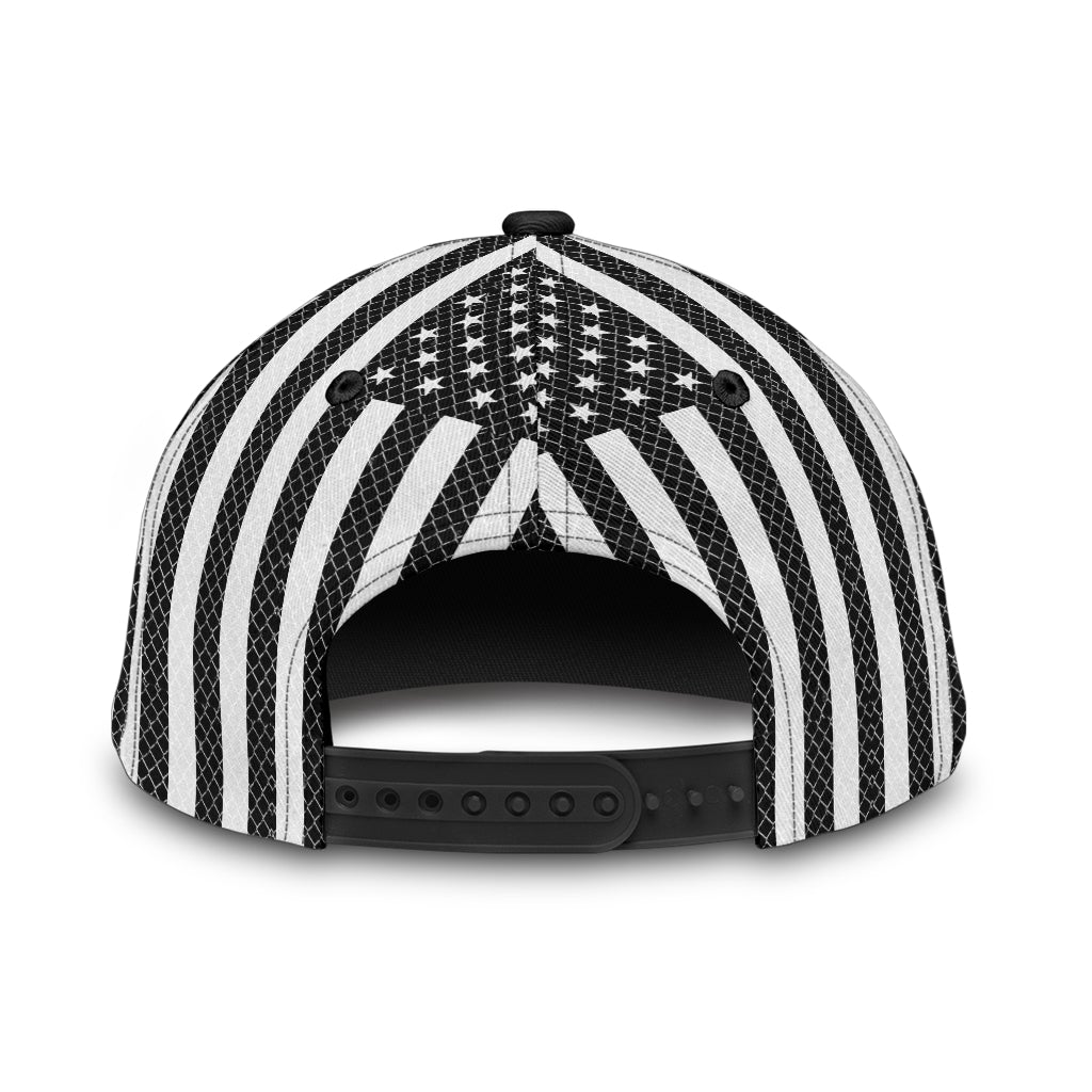 Custom Racing Net Pattern Classic Cap Personalized Name-Owls Matrix