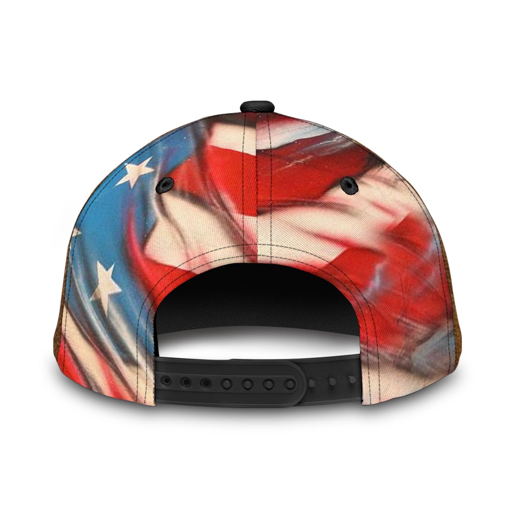 Eagle Love American Leather Pattern – Classic Cap