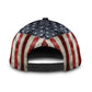 Custom Baseball Crack US Flag – Classic Cap