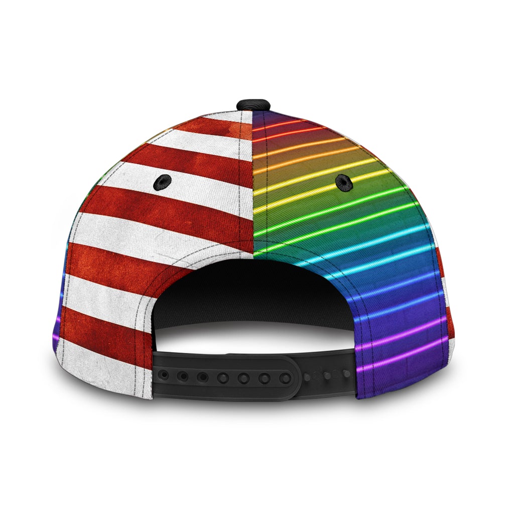 Love Is Love US Flag Pride – Classic Cap