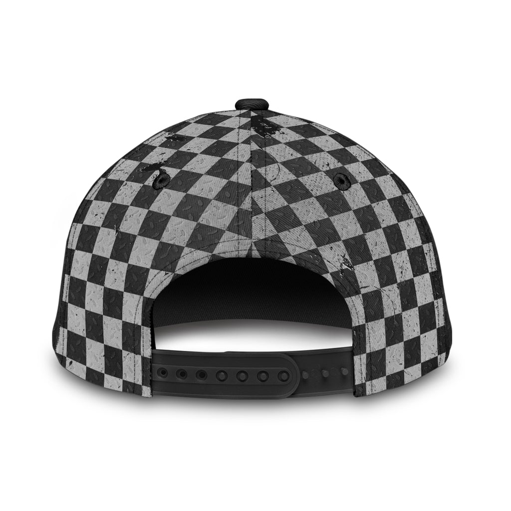 Custom Name Racing American Flag 1 – Classic Cap
