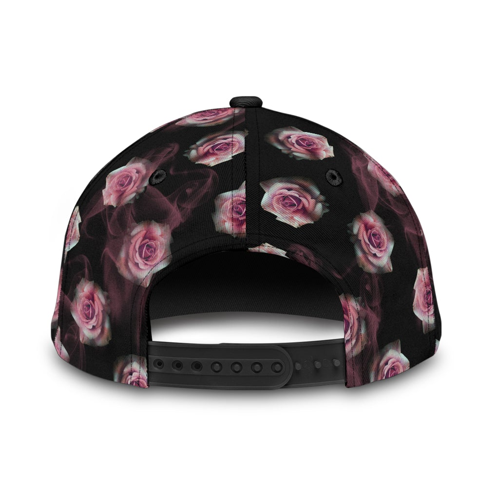 Breast Cancer Rose Cross – Classic Cap