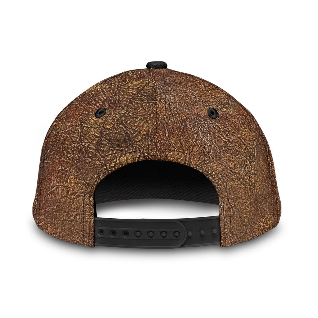 Custom Racing Leather Personalized Number – Classic Cap