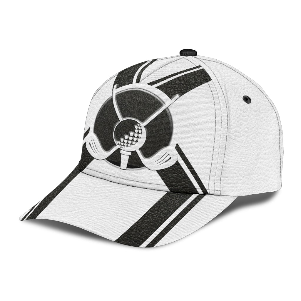 White Golf Sport Style – Classic Cap