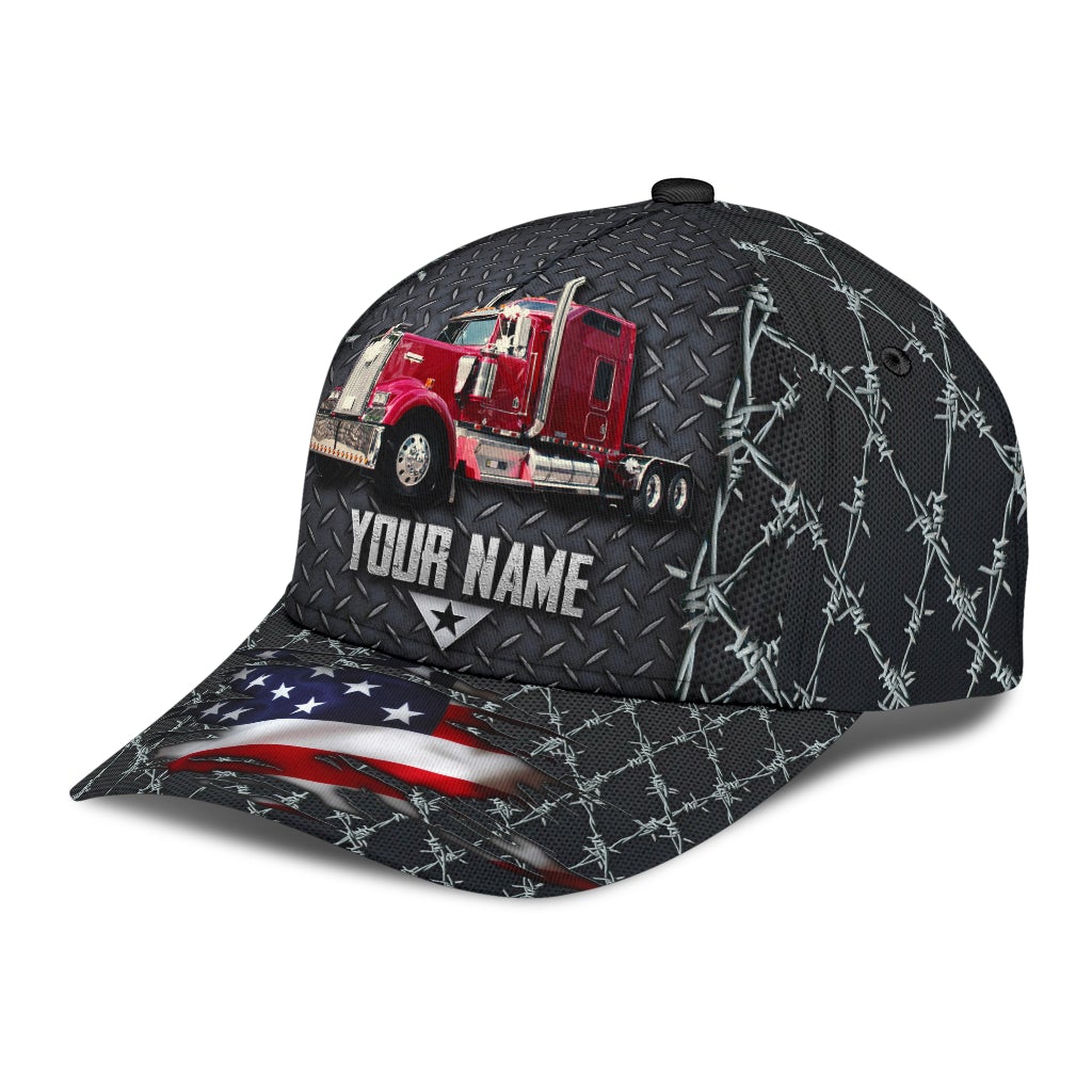 Custom Truck Driver Metal American – Classic Cap