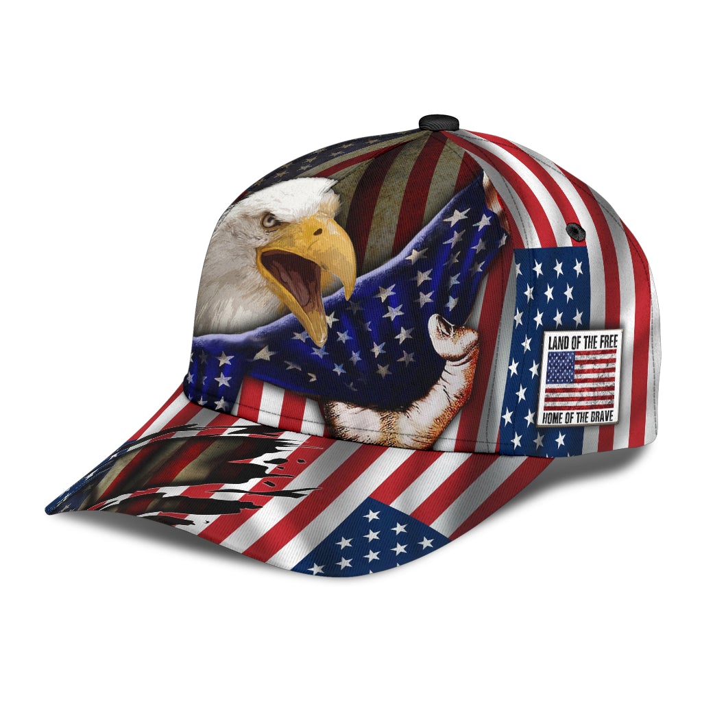 American Eagle Patriotic Flag Style – Classic Cap