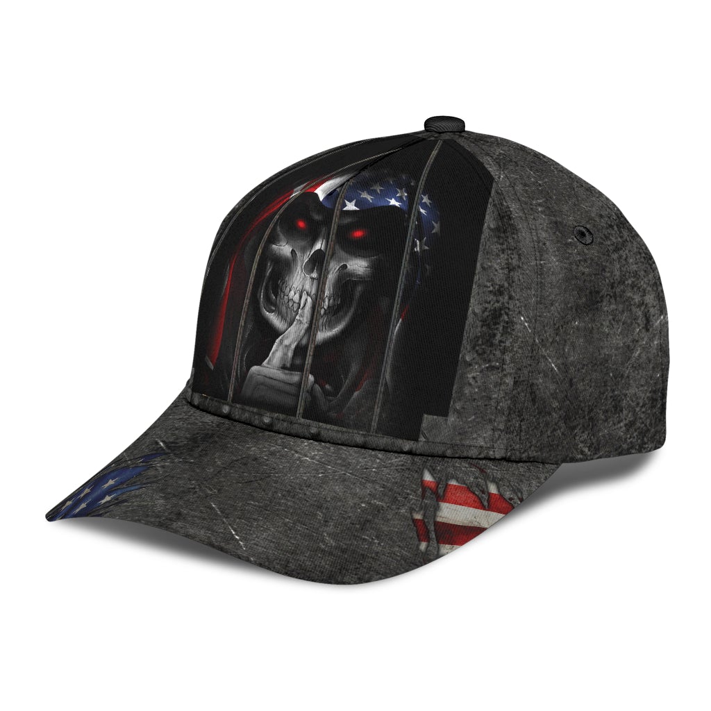 Shhh Silent Skull American Style – Classic Cap