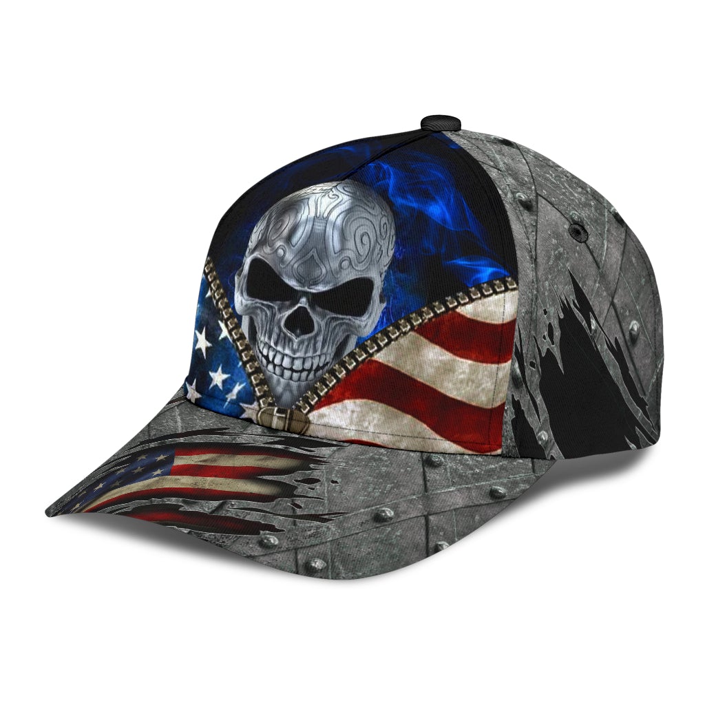 Skull Love American Patriot Style – Classic Cap
