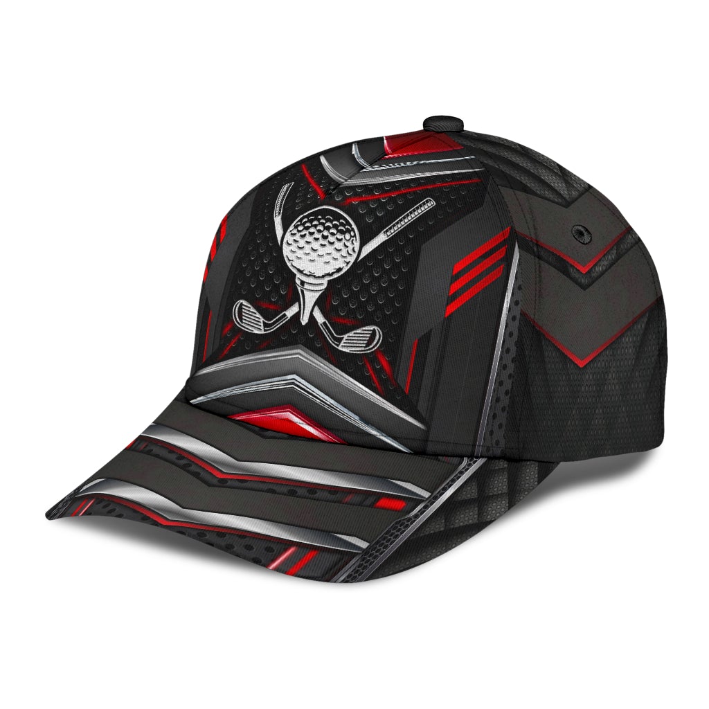 Golf Metal Red Carbon – Classic Cap