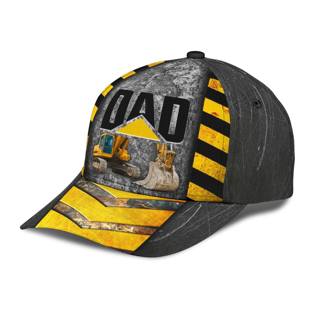 My Dad Is Excavator Family Humor Style – Classic Cap