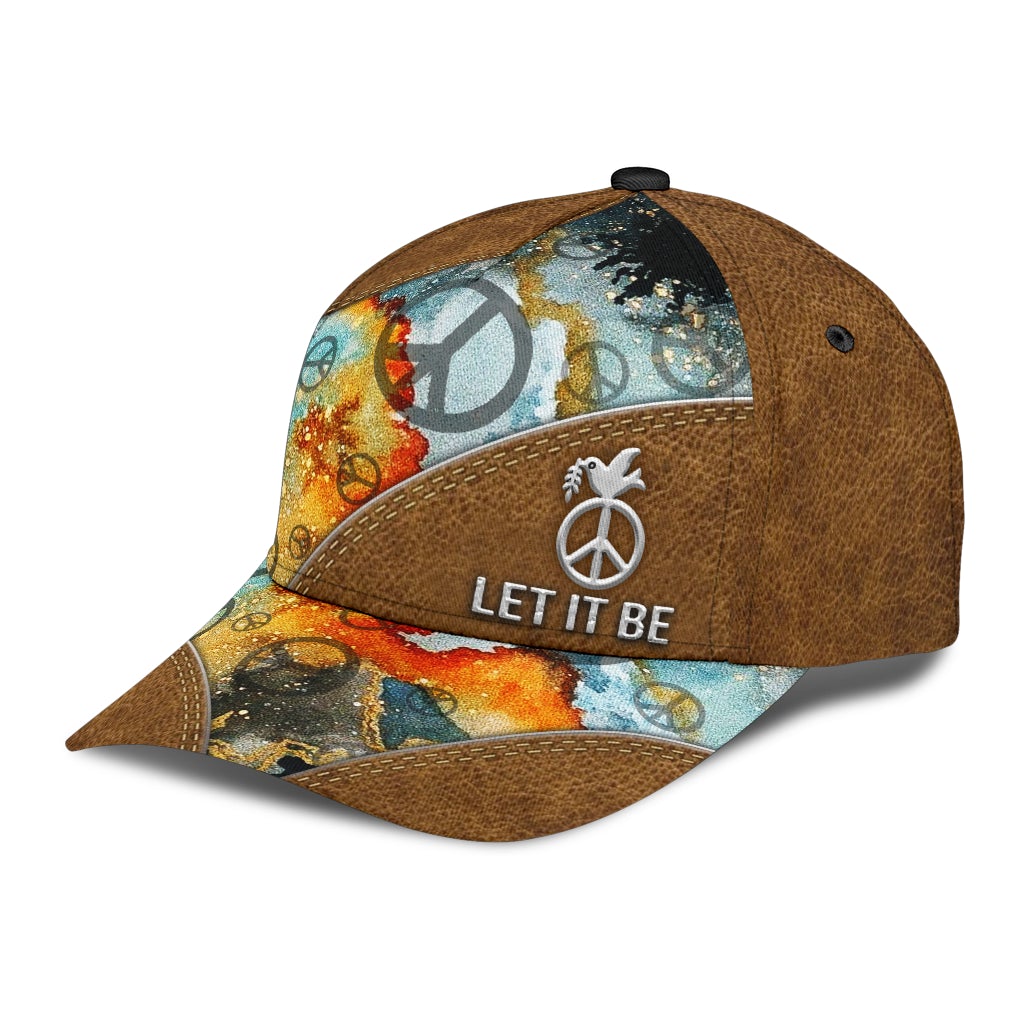 Hippie Let It Be Happy Peace Style – Classic Cap