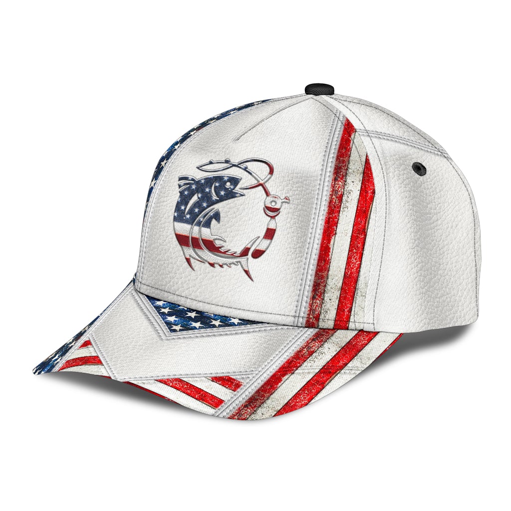White American Fishing Outdoor Style – Classic Cap