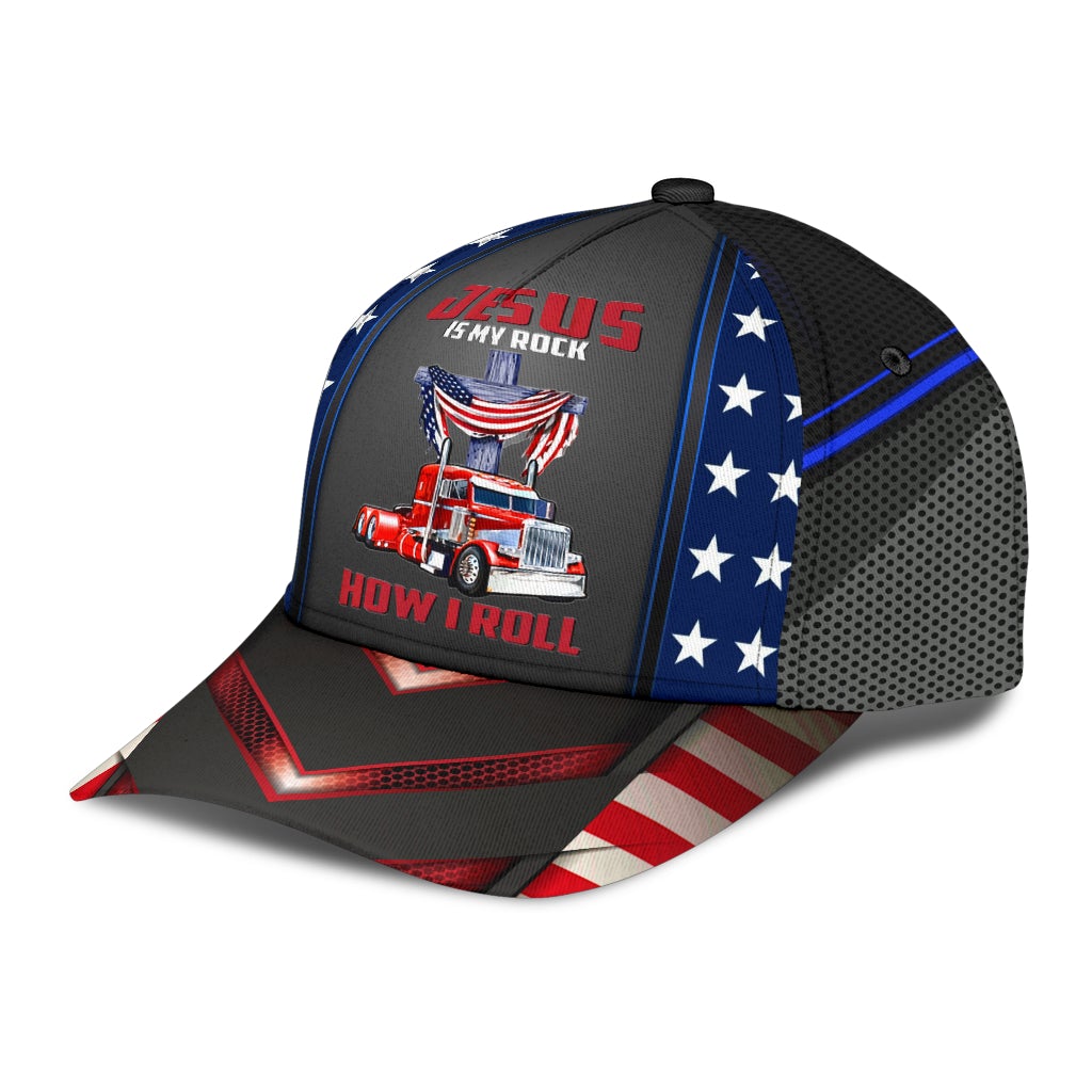 Trucker Faith Is My Rock – Classic Cap
