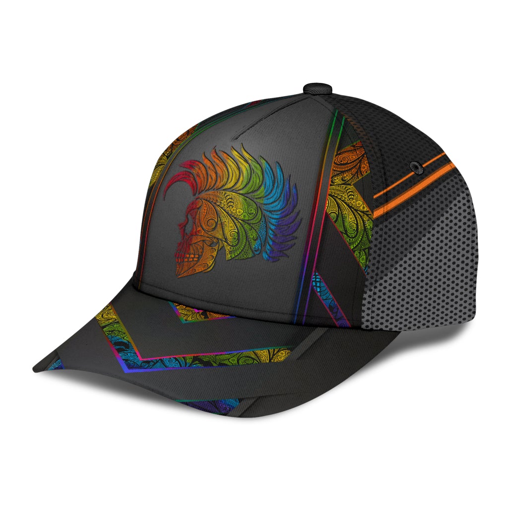 LGBT Skull Pride Art Style – Classic Cap