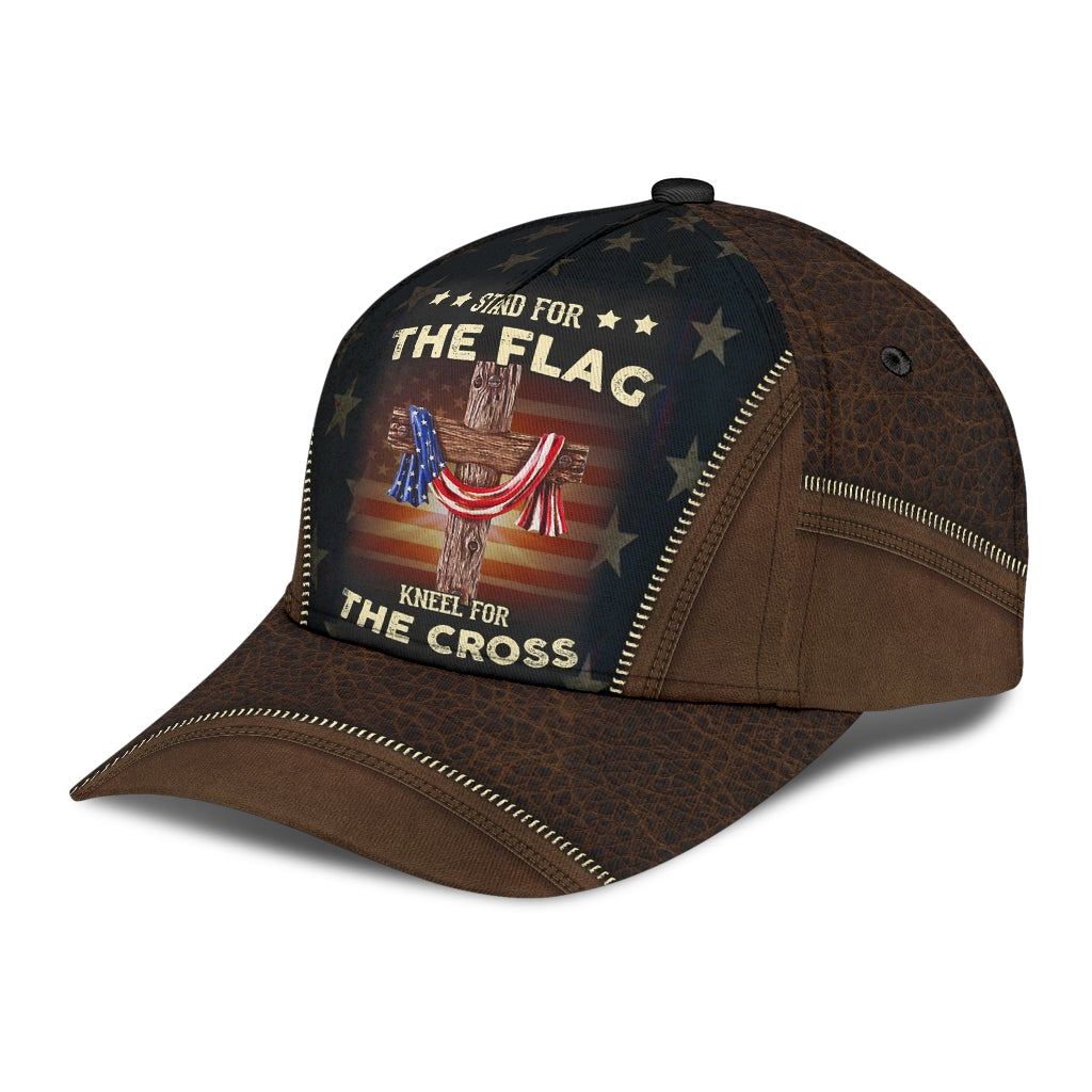 Stand For Flag Kneel For Cross – Classic Cap