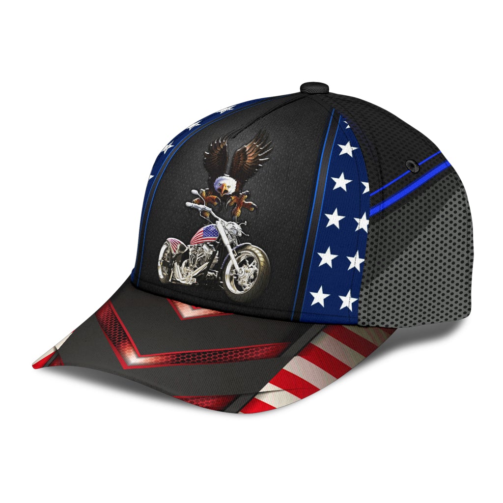 Motorcycle Biker American Eagle – Classic Cap