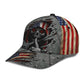 Skull American Flag Vibes – Classic Cap