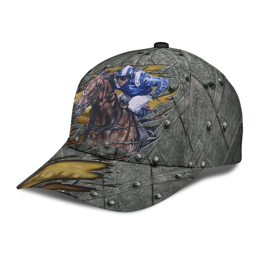 Horse Racing Crack Pattern – Classic Cap