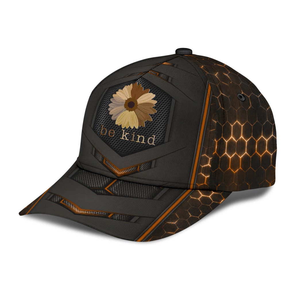 Sunflower Be Kind Positive Message – Classic Cap