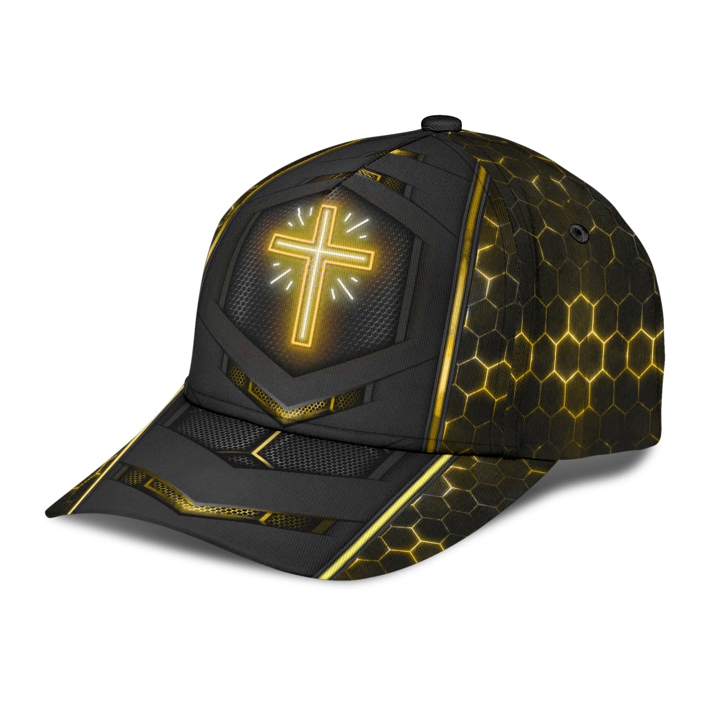 Jesus Neon Sign Faith Glow Style – Classic Cap