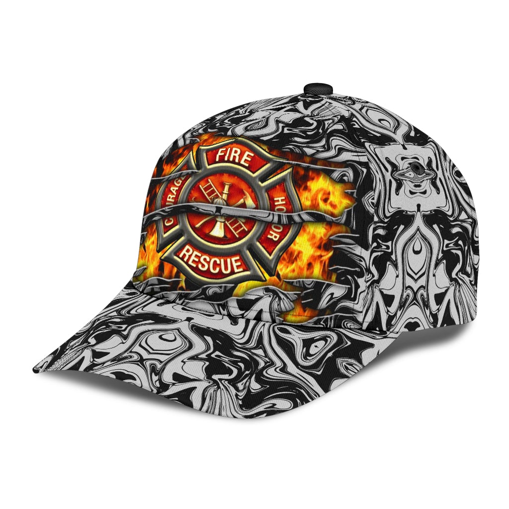 Red Courage Fire Honor Rescue – Classic Cap