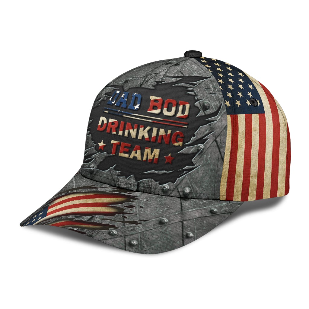 Dad Bod Drinking Team American – Classic Cap