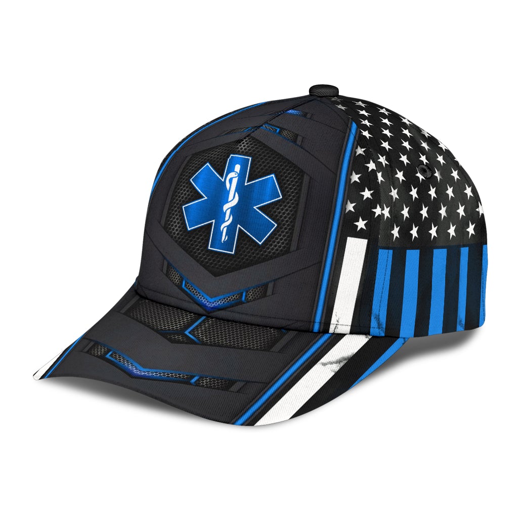 EMS Paramedic Blue Flag – Classic Cap