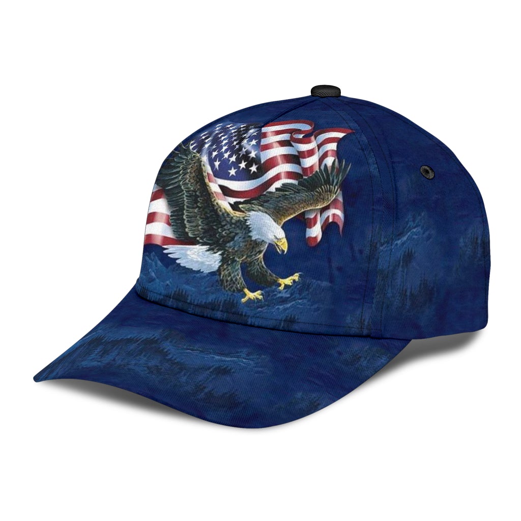 Eagle Blue Freedom Bird Style – Classic Cap