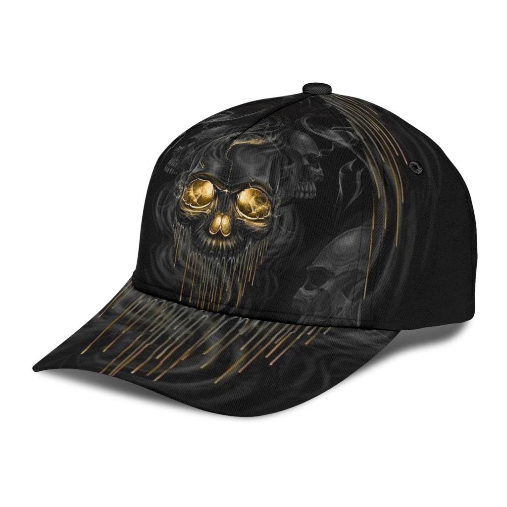 Skull Melting Dark Art Style – Classic Cap