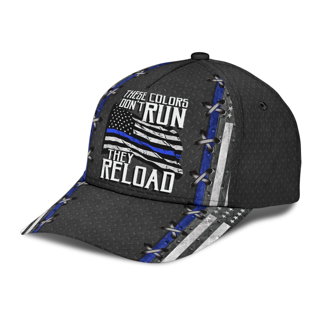 Blue Line American Colors Never Run – Classic Cap