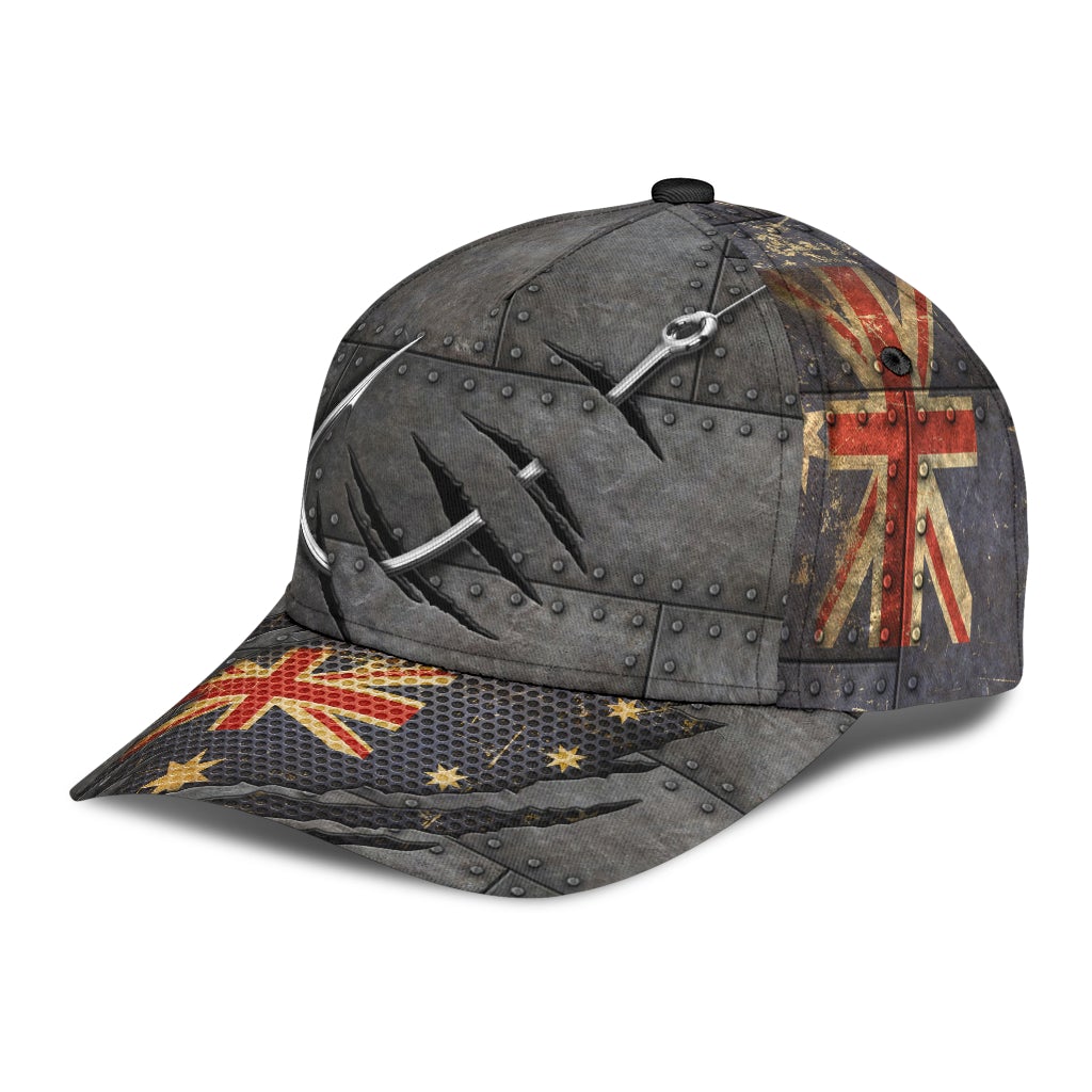 Fishing Australian Flag Outdoor Style – Classic Cap