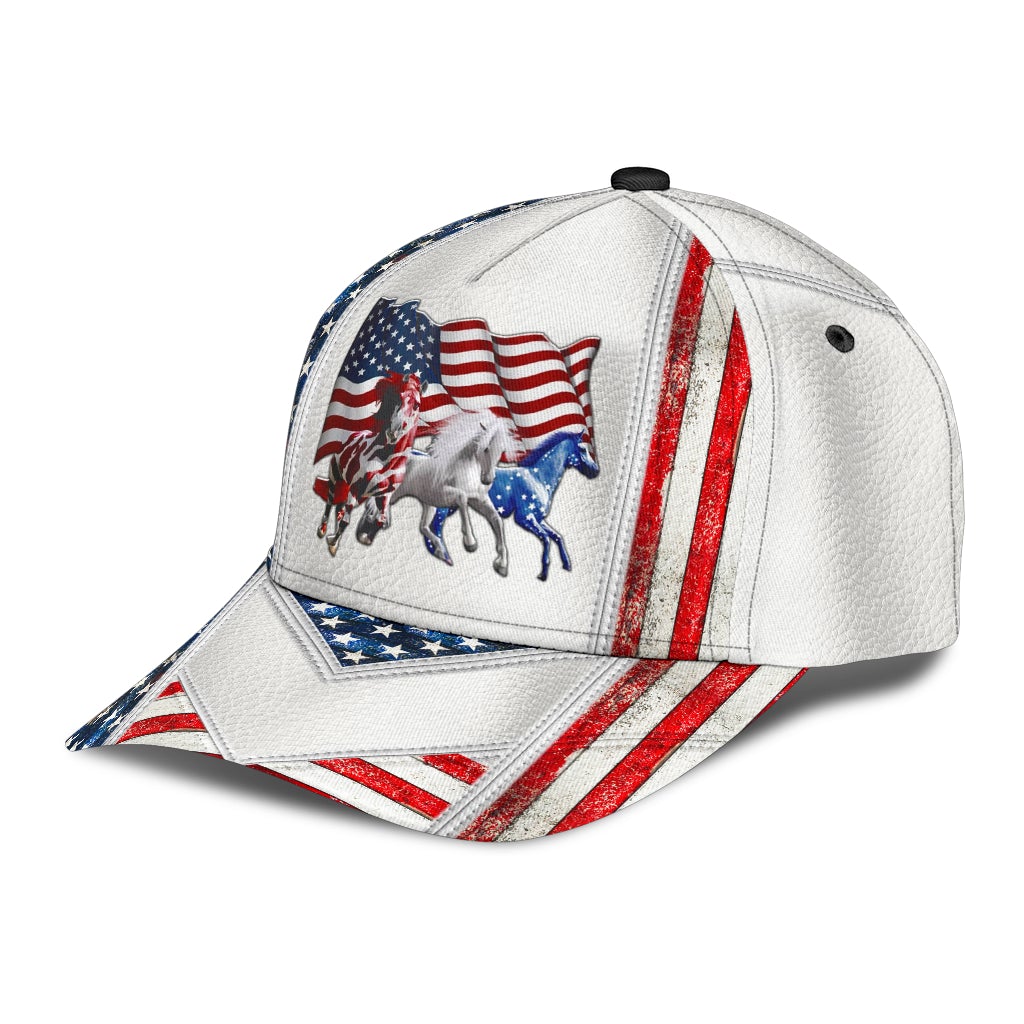 White American Horses Freedom Style – Classic Cap