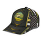 Fishing Camo US Flag Yellow – Classic Cap