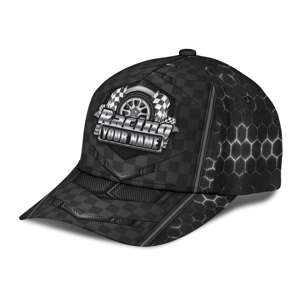 Custom Racing Lover Black Style Personalized – Classic Cap