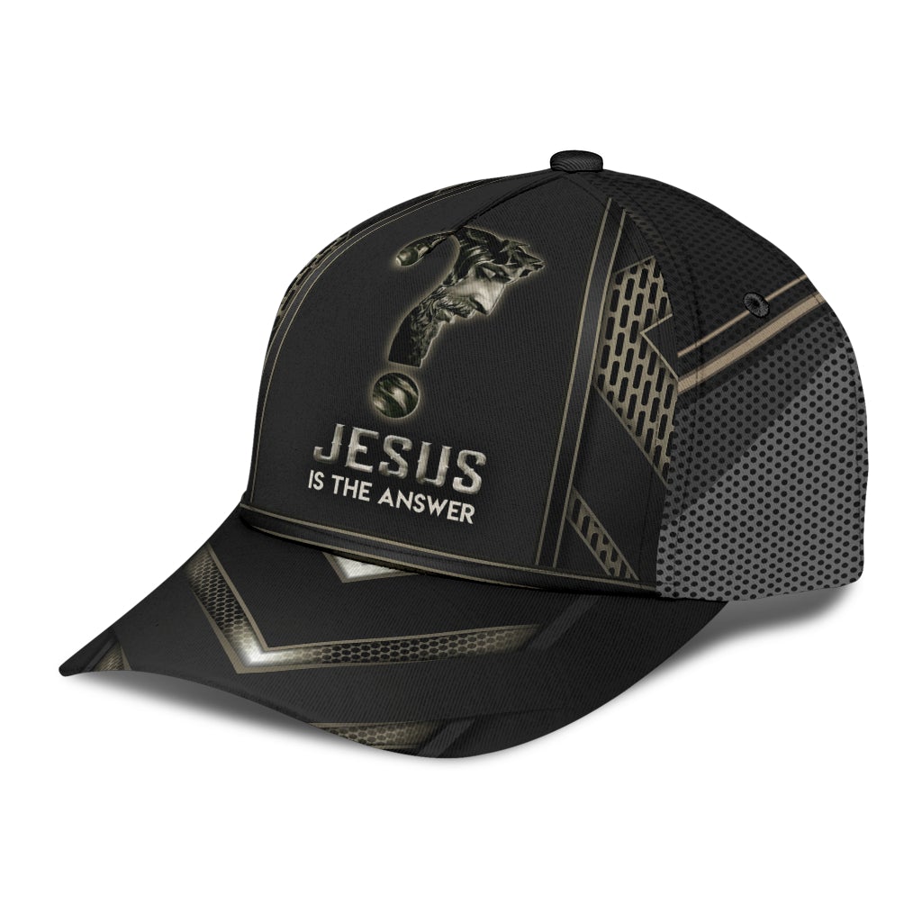 Jesus Is The Answer Faith Message – Classic Cap