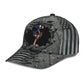 Silver American Skull Metallic Style – Classic Cap