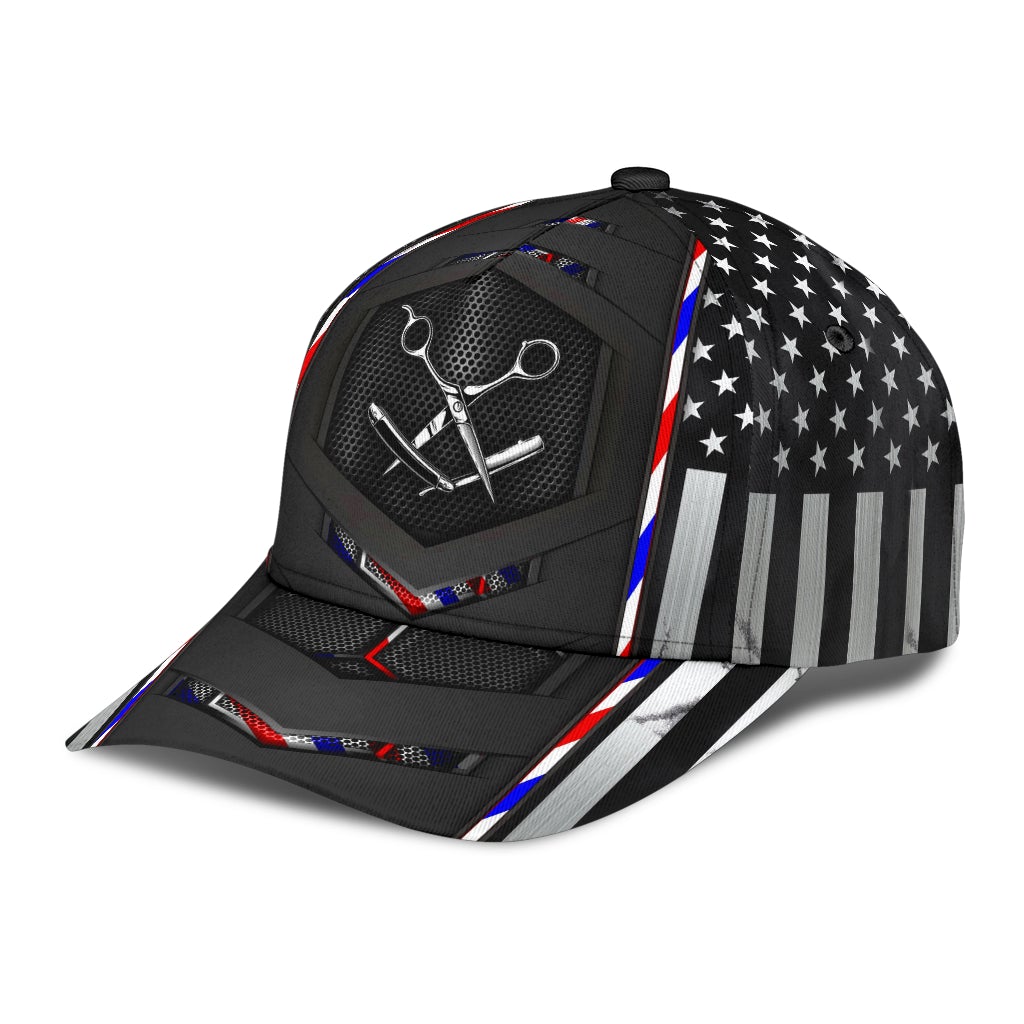 Barber Flag Carbon Professional Style – Classic Cap