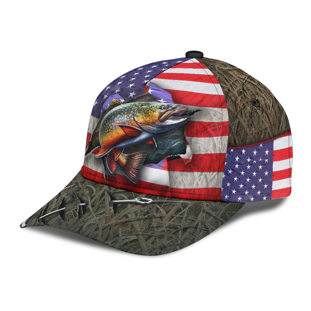 Fly Fishing American Flag – Classic Cap