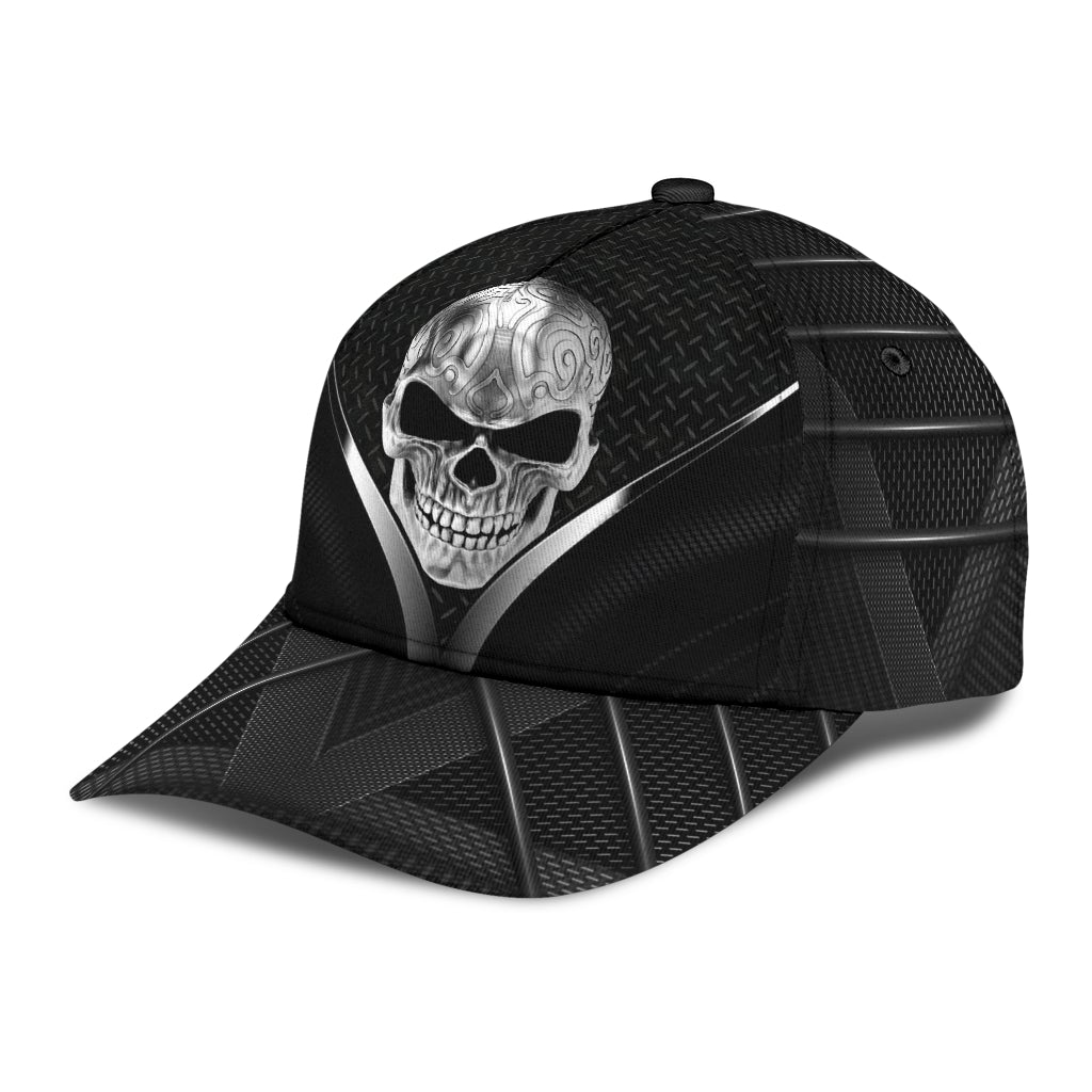 Skull Carbon Black Dark Style – Classic Cap