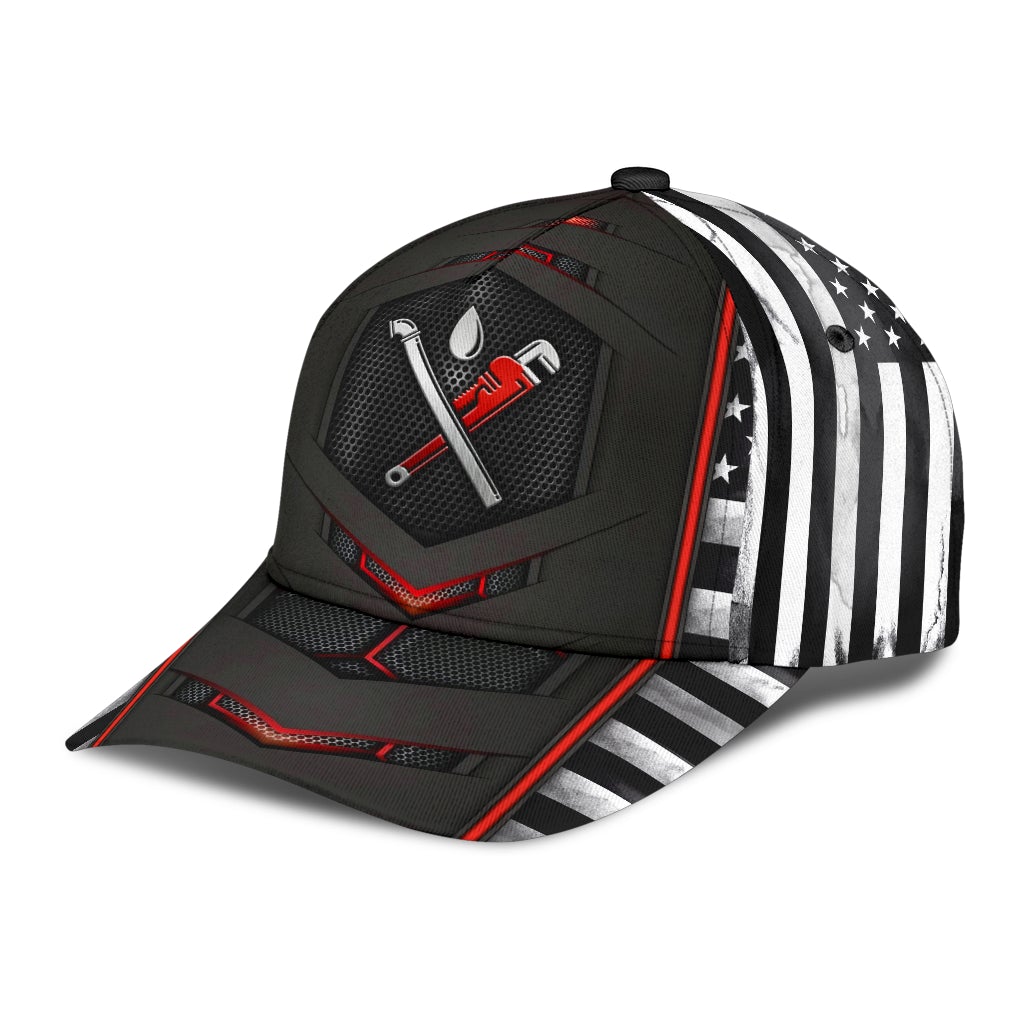 Plumber Red Flag Workwear Style – Classic Cap