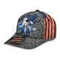 Astronaut American Flag Crack – Classic Cap