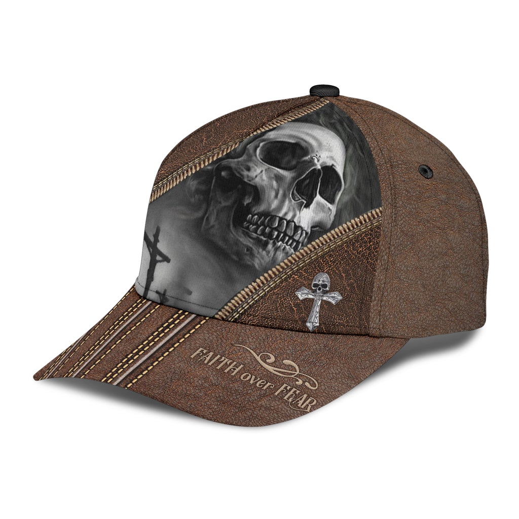Skull Faith Over Fear – Classic Cap