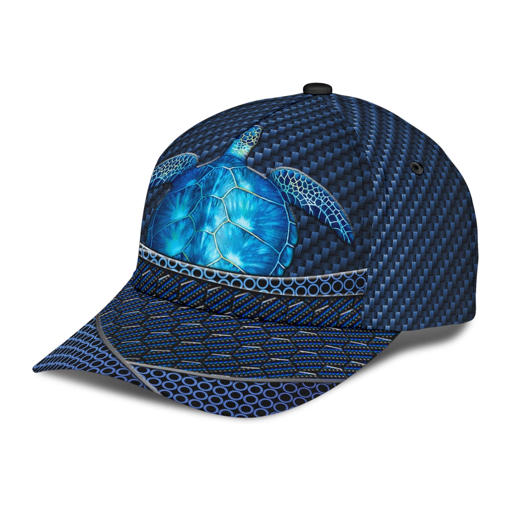 Sea Turtle Carbon Pattern – Classic Cap