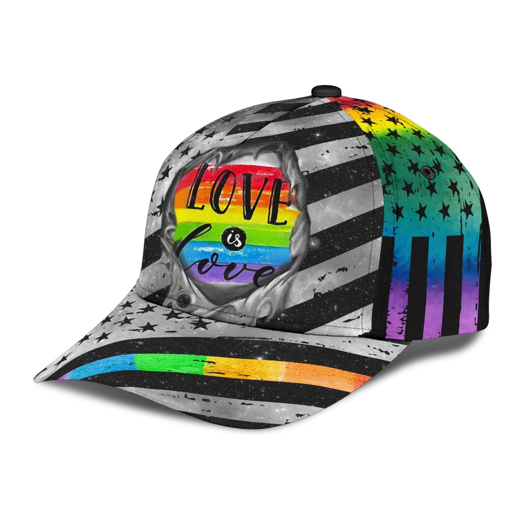 Love Is Love Pride Flag – Classic Cap