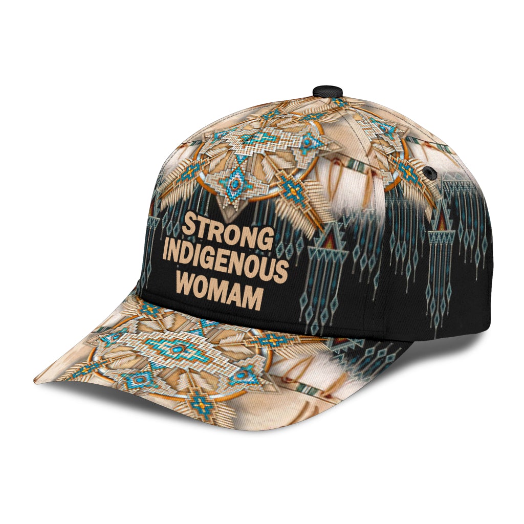 Strong Indigenous Woman Native Heritage Style – Classic Cap