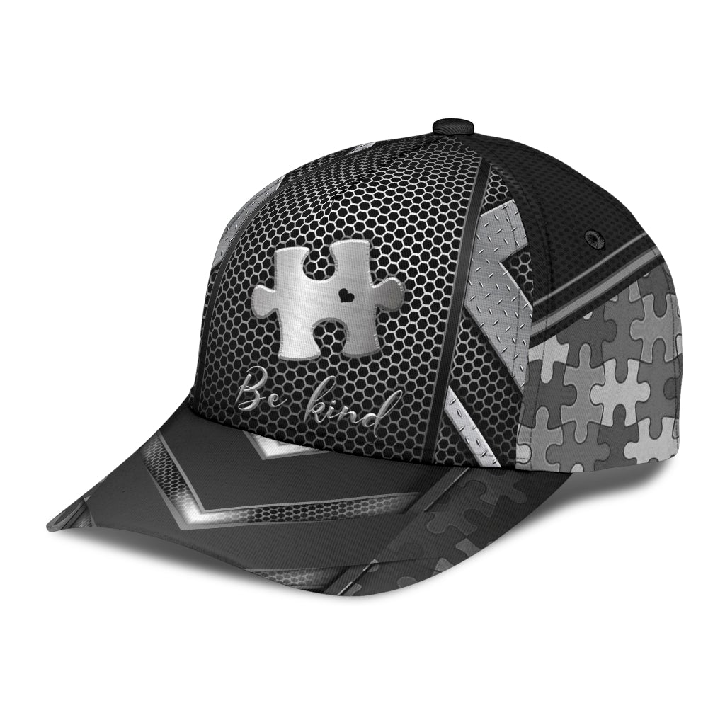 Autism Metal Pattern Awareness Style – Classic Cap