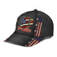 Custom Baseball Mom Heart American Flag – Classic Cap